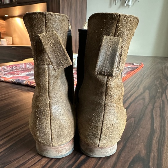 Poppy Barley Chelsea Boot- Distressed Khaki - Picture 3 of 6